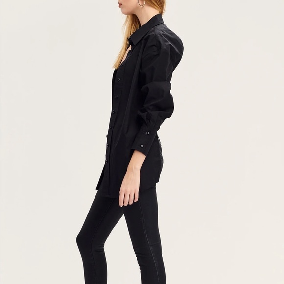 SER.O.YA Black Lydia Shirt - Picture 2 of 5